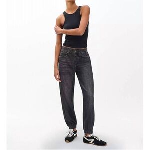 RAG & BONE miramar jogger pant in faded black size XL
